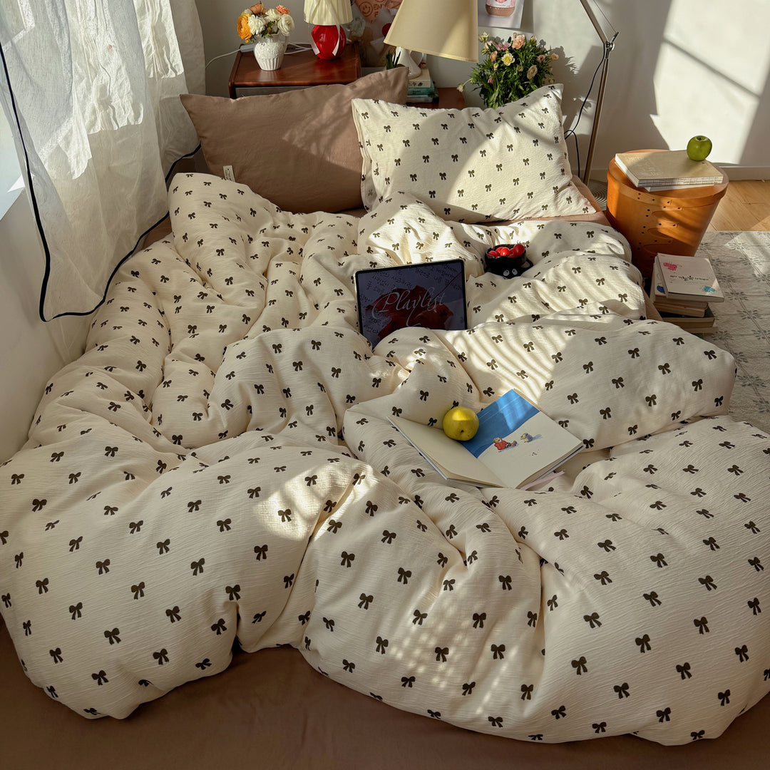 Quilted Duvet Cover Set