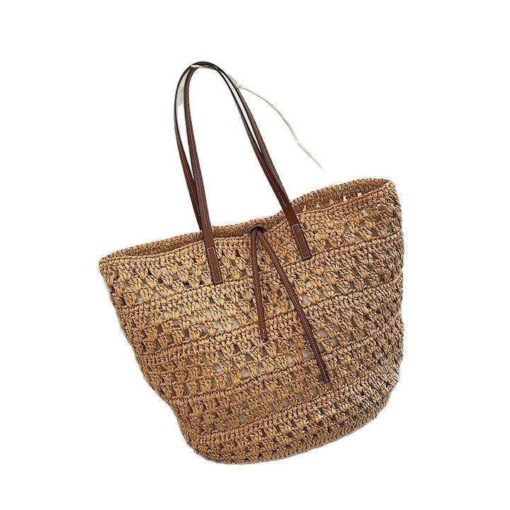 Handcrafted straw tote bag Stornfield
