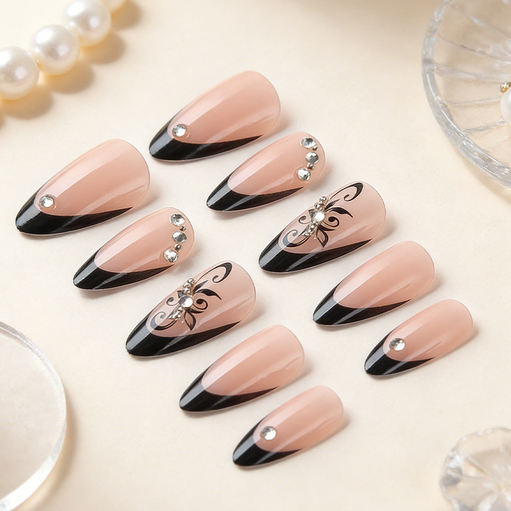 Elegant Sculpted Stiletto Press-On Nails Stornfield