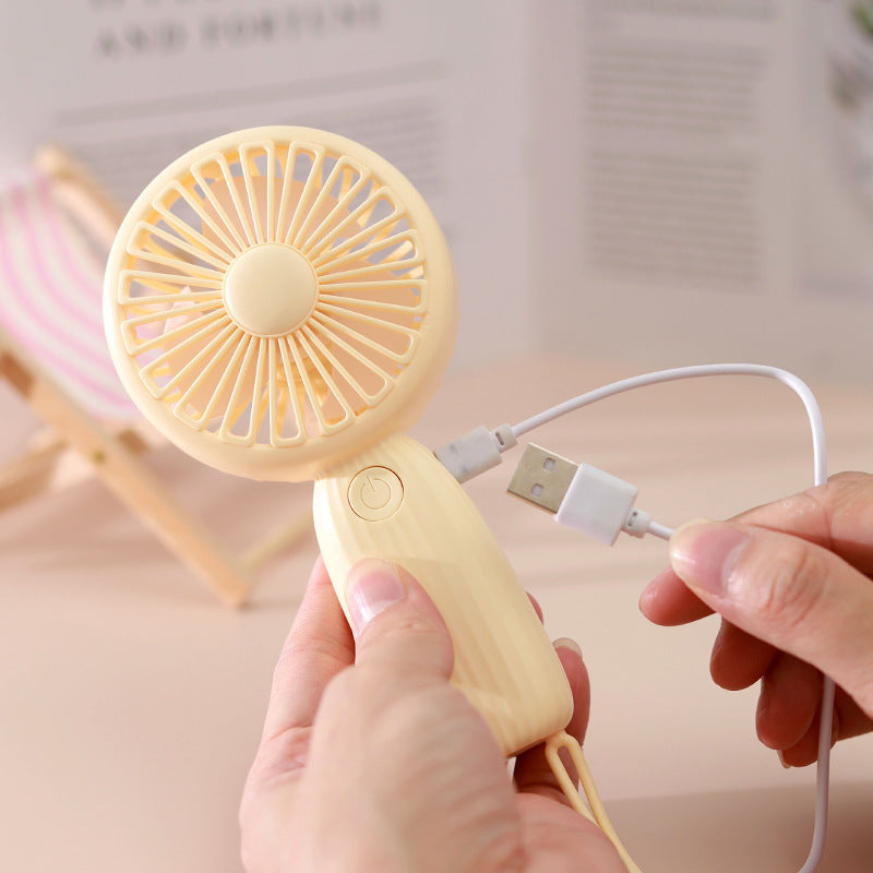 Women's Portable Mini Hand Fan with Flexible Strap Stornfield
