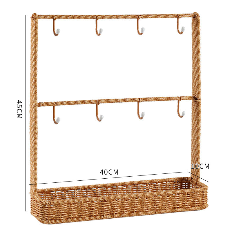 Unisex Versatile Storage Basket with Hooks Stornfield