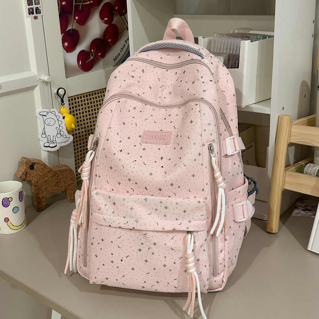 Star-Print Casual Backpack Stornfield