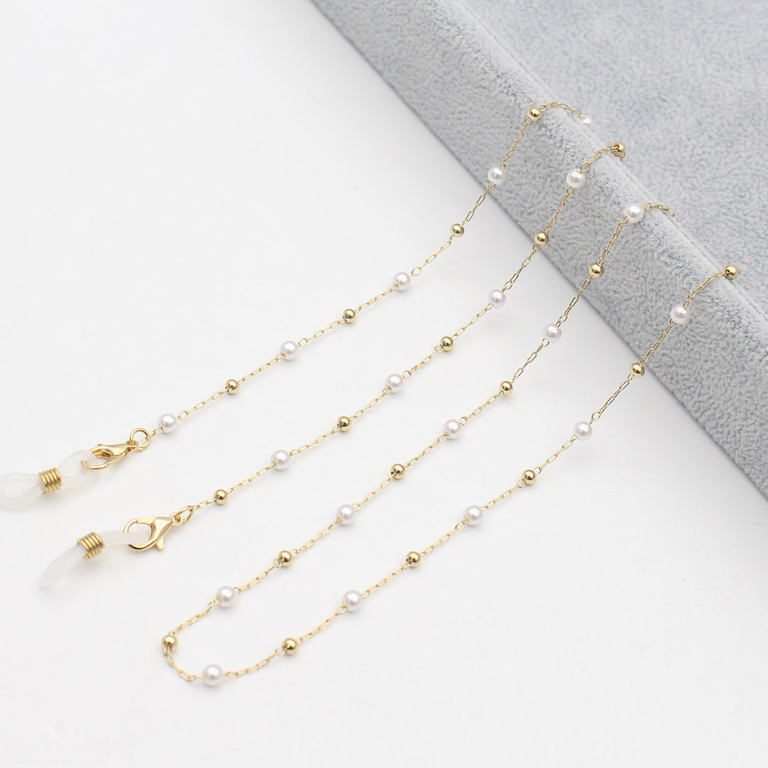 Pearl-Accented Eyewear Chain Stornfield