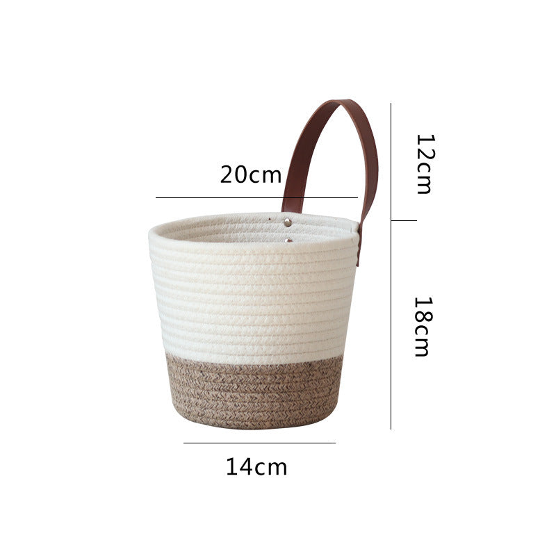 Handcrafted storage basket Stornfield