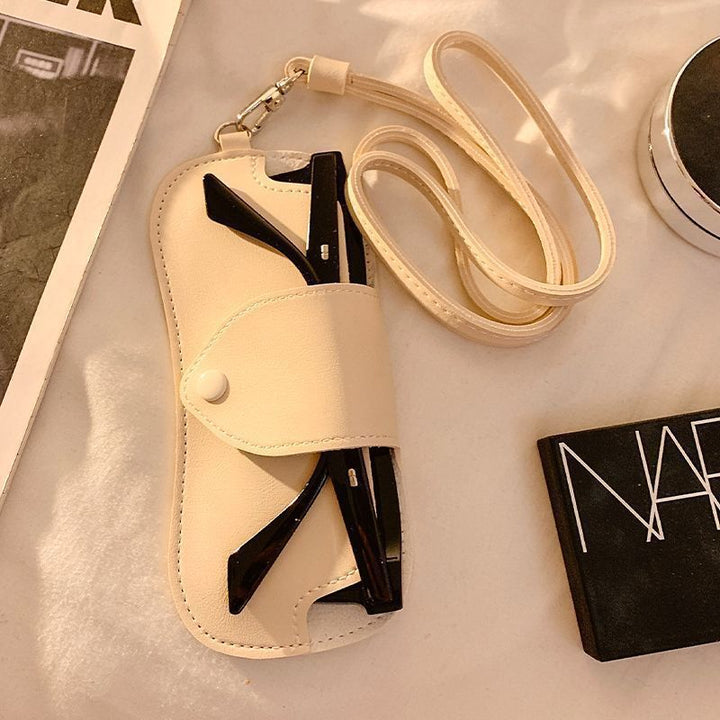 Leather Eyewear Case with Adjustable Strap Stornfield