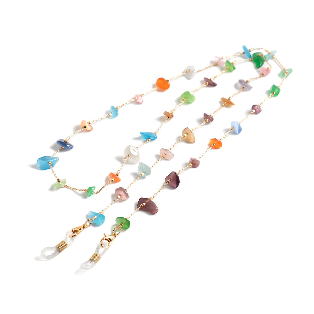 Delicate Gemstone Bead Eyewear Chain Stornfield