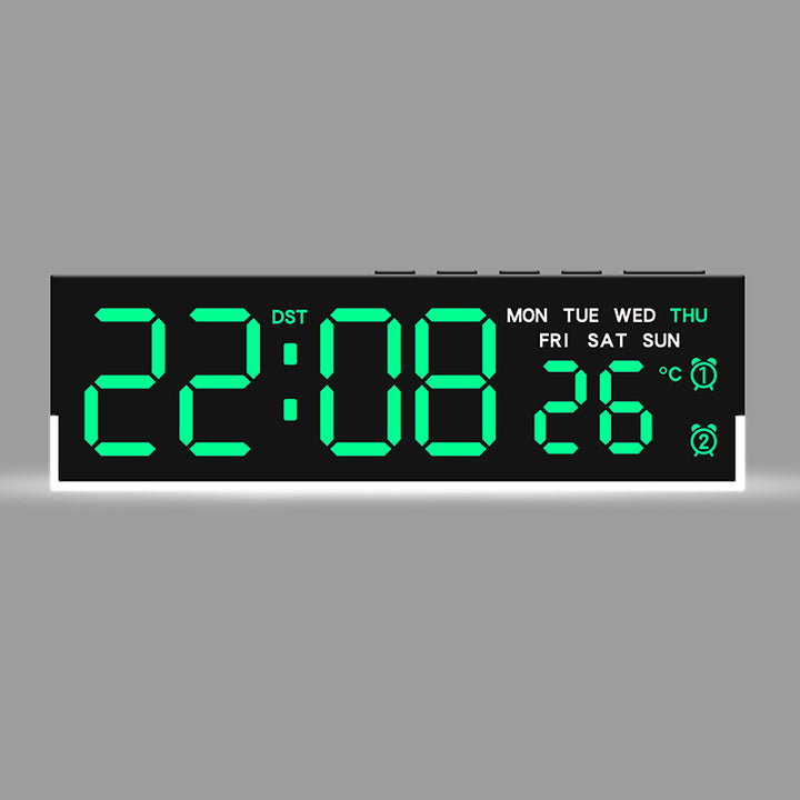 Digital watch with integrated thermometer and weekday display Stornfield