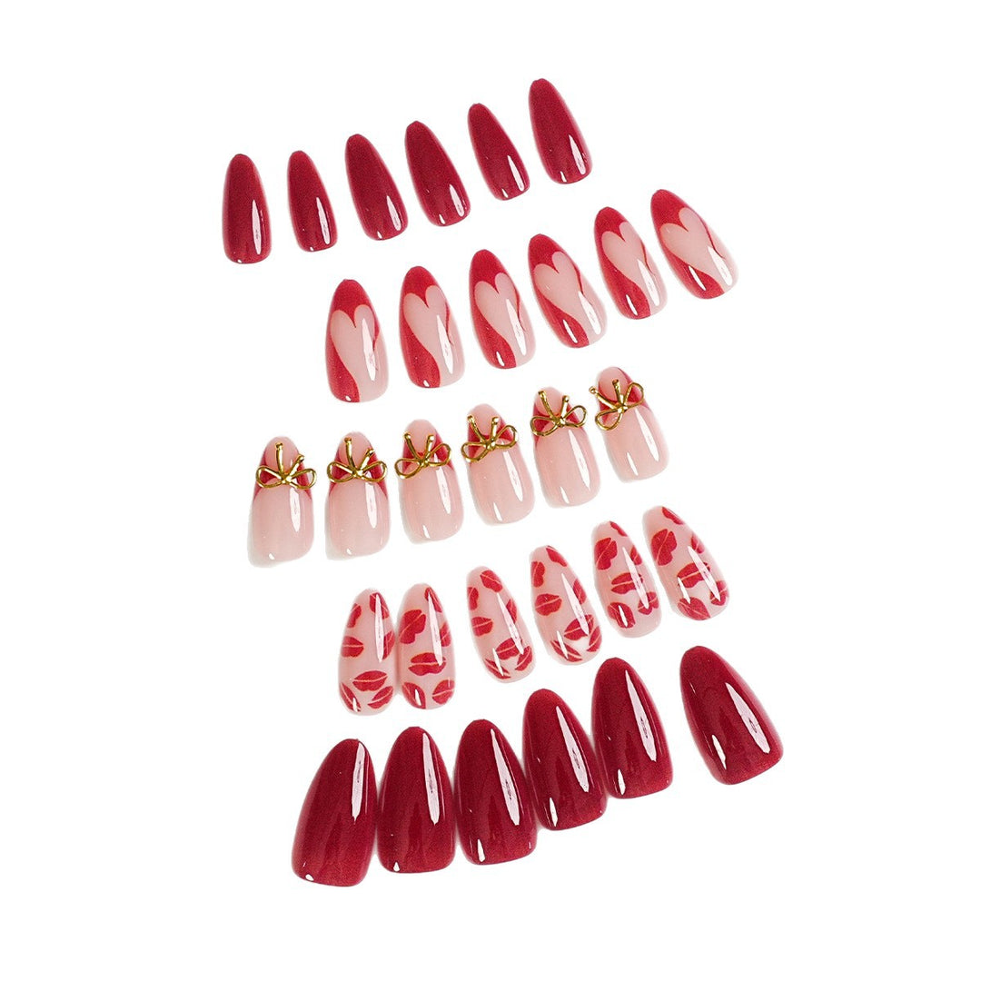 Deluxe Designer Press-On Nail Art Set