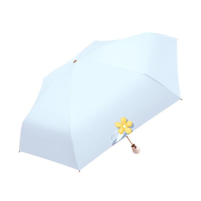 Ladies compact wind and rain protection umbrella with carrying bag Stornfield