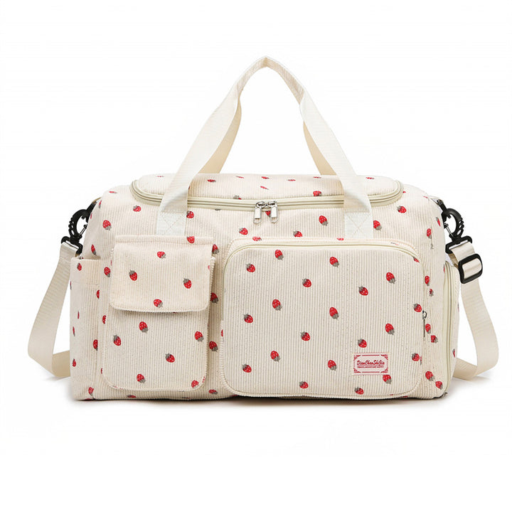 Stylish Corduroy Weekender Duffel