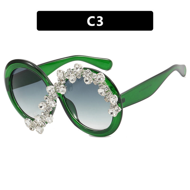 Ladies Glamorous Sunglasses with Rhinestone Applications Stornfield