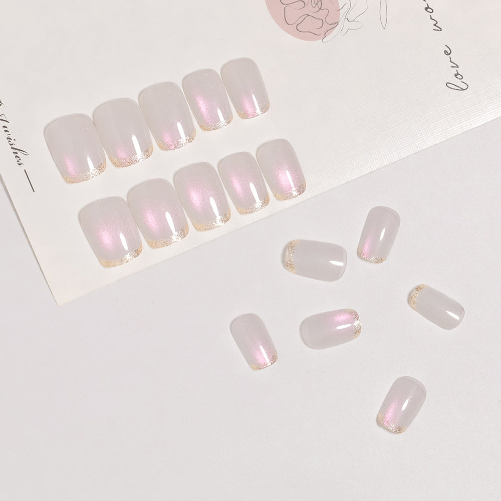 Elegant Glitter Tip Press-On Nail Set Stornfield