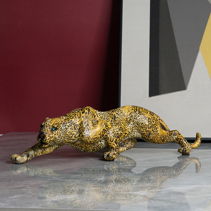 Artful Panther Sculpture Handmade Stornfield