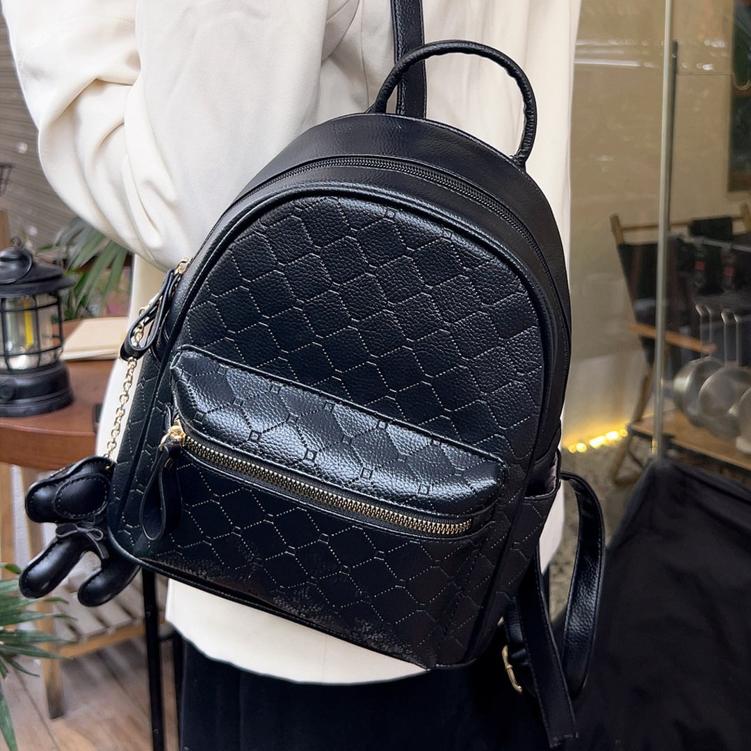 Stylish Textured Mini Backpack Stornfield