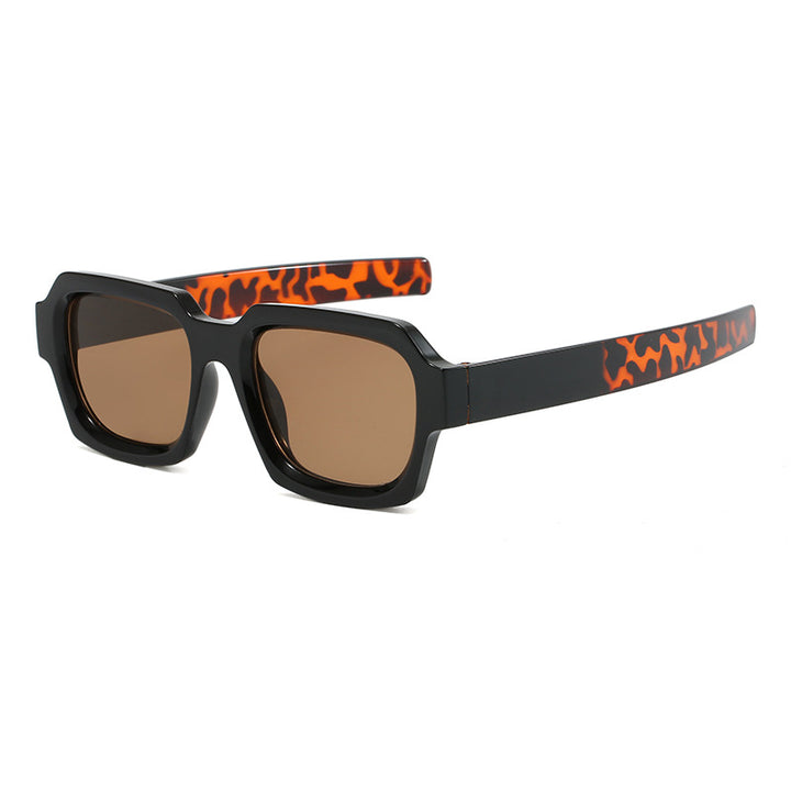 Ladies fashionable stylish square sunglasses with contrasting frame Stornfield