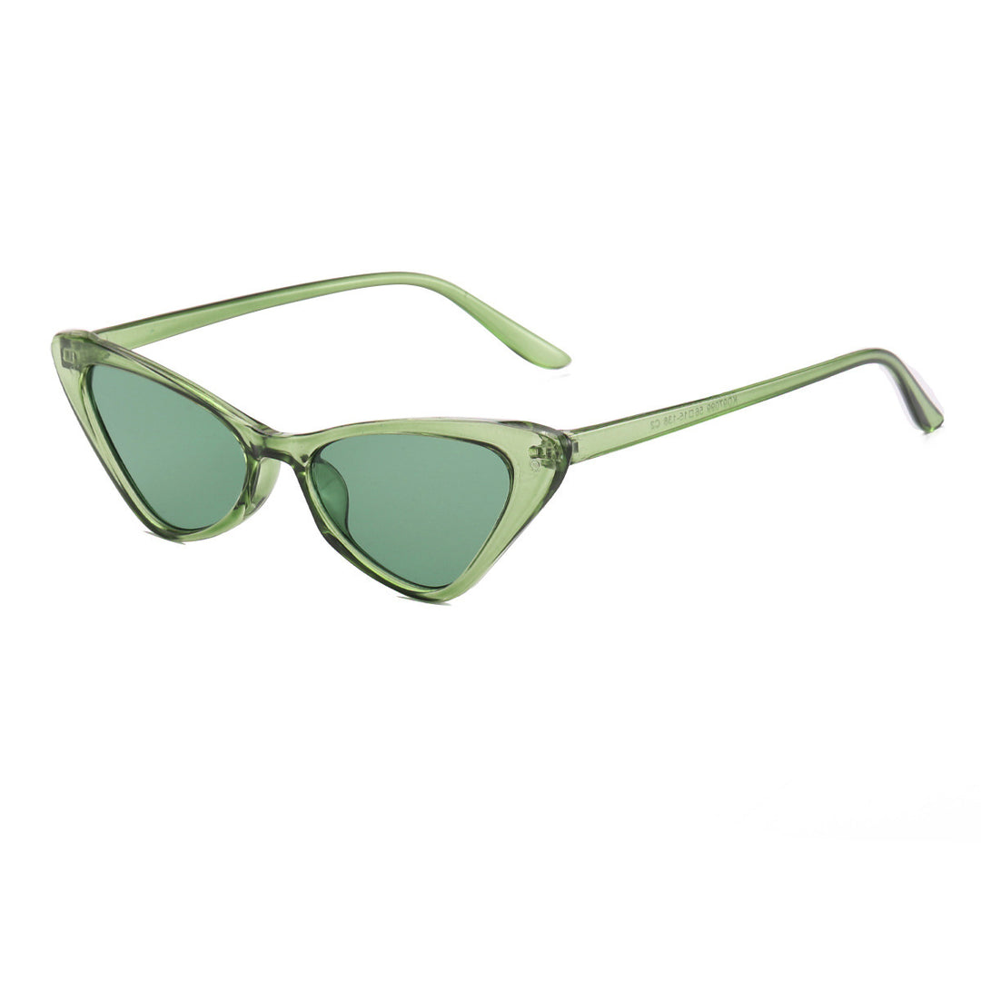 Women's Cat-Eye Sunglasses with Animal Print and UV Protection Stornfield