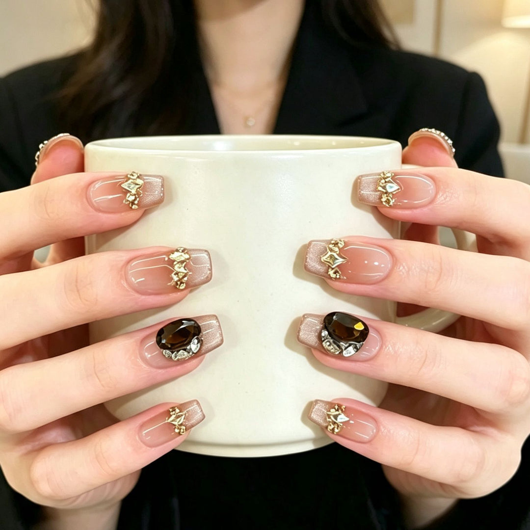 Glamorous Decorative Press-On Nails Stornfield