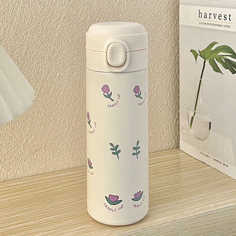 Women's Insulated Drinking Bottle with Innovative Leak Proof Stornfield