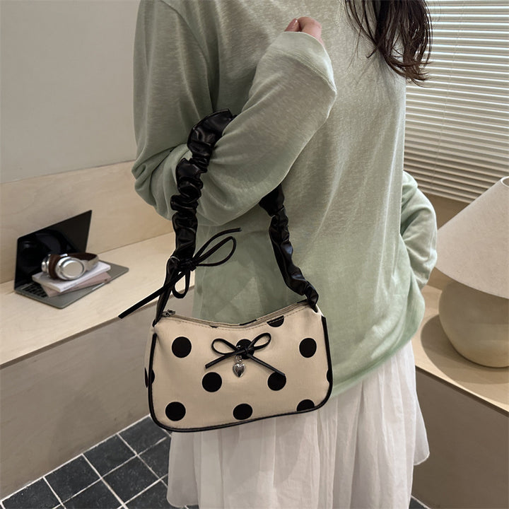 Charming Polka Dot Evening Handbag