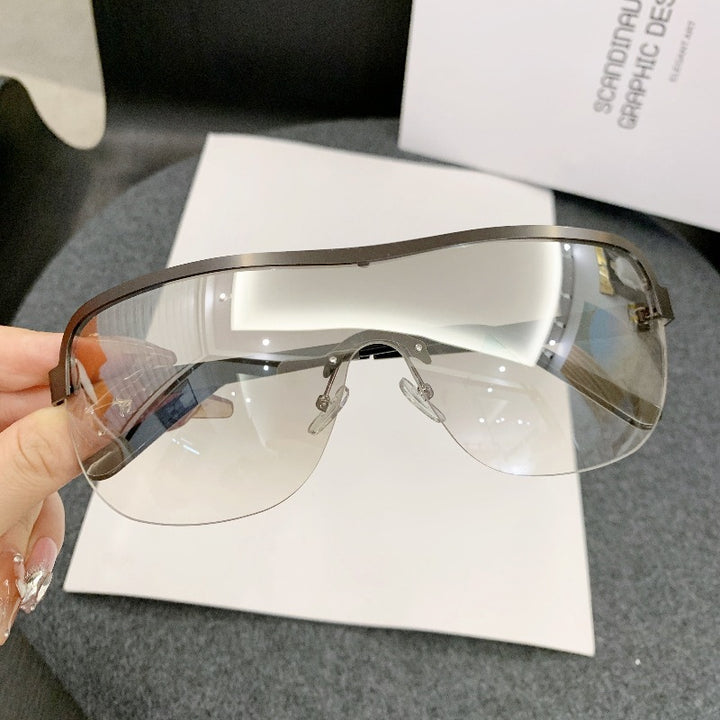 Women futuristic sunglasses with elegant minimalist design Stornfield