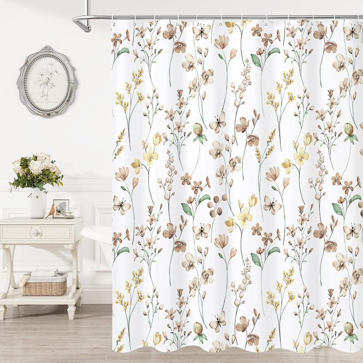 Floral Print Shower Curtain Stornfield