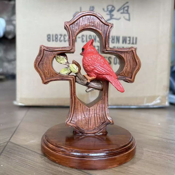 Decorative cross figure with Cardinal Stornfield