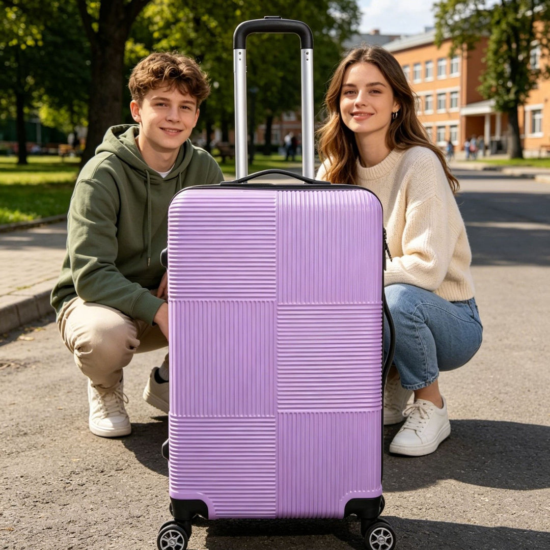 Women's Stylish Textured Hard Shell Luggage Stornfield
