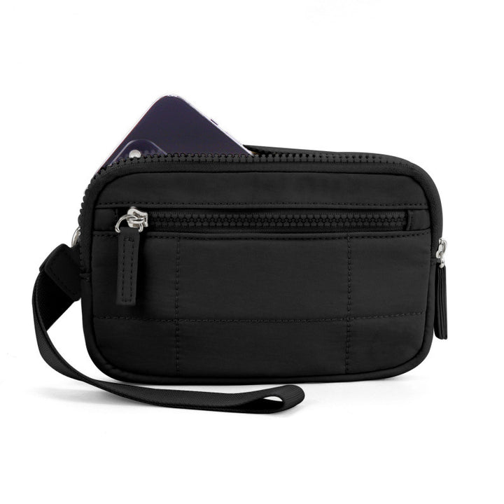 Practical wrist bag with zipper pockets Stornfield