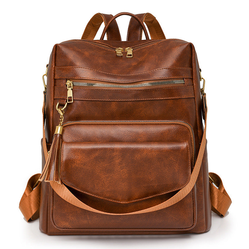 Multifunctional Stylish Leather Backpack Stornfield