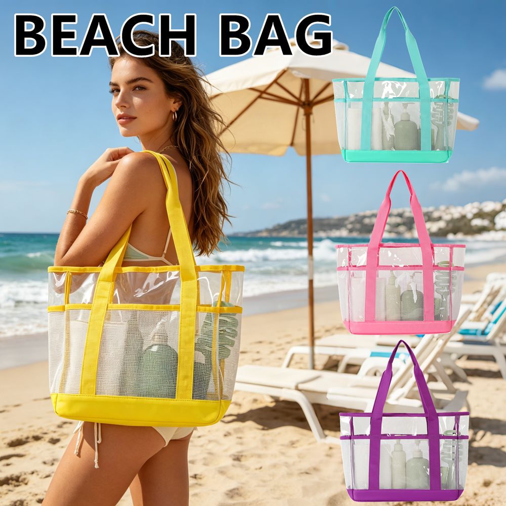 Transparent Beach Tote Bag Stornfield