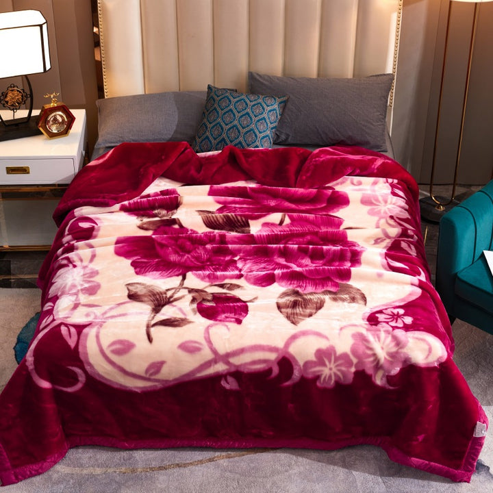 Decorative Fleece Throw Blanket Stornfield