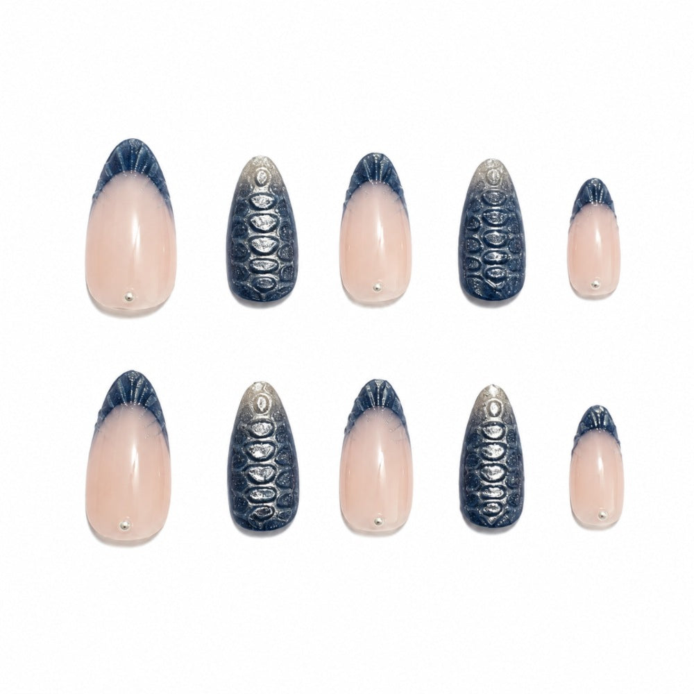 Stylish Press-On Nail Set with Elegant Design Stornfield
