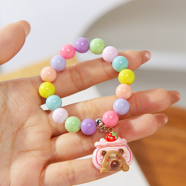 Colorful children's bracelet with crafted pendant Stornfield