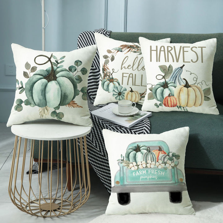 Women Decorative Pillowcase with Stylish Pumpkin Design Stornfield
