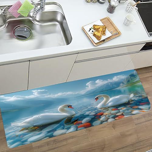 Abstract Pattern Kitchen Runner Mat