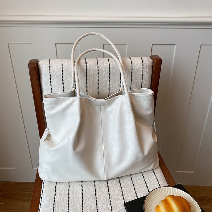 Luxurious Faux Leather Tote Bag