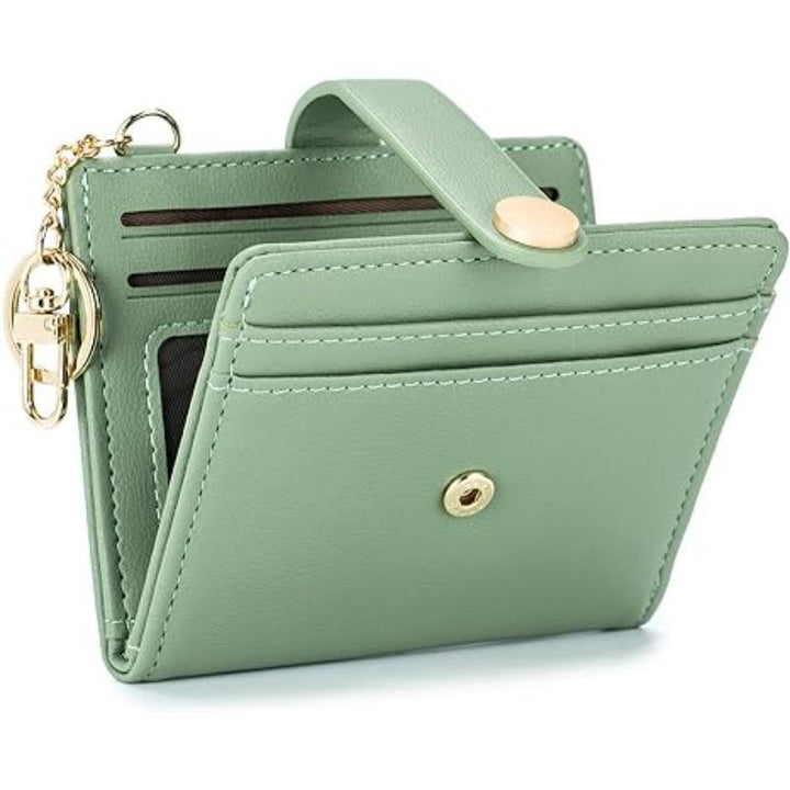 Compact card holder with keychain Stornfield