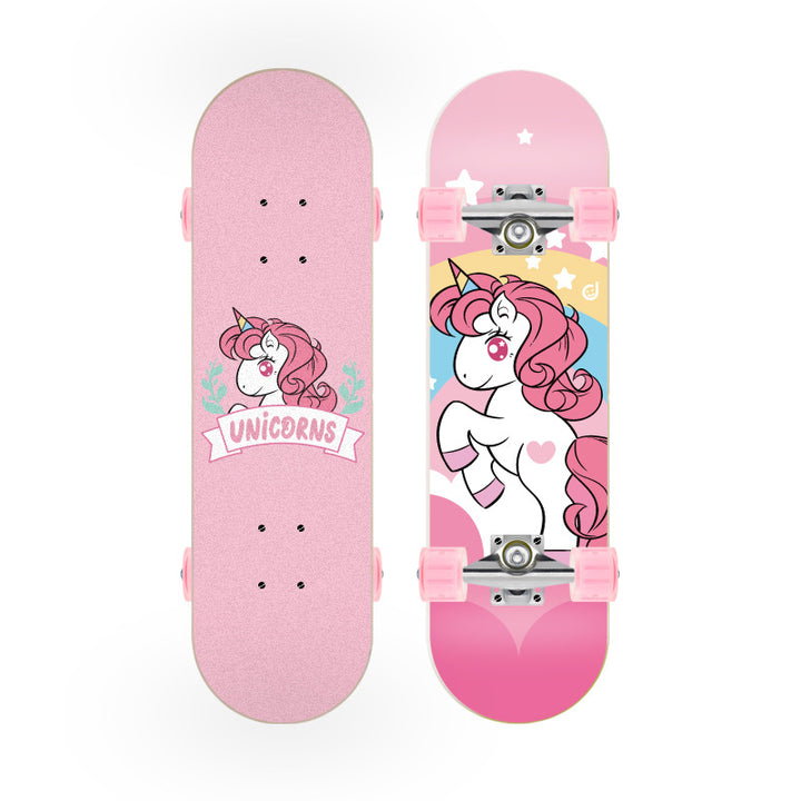 Unicorn-Themed Beginner Skateboard Stornfield