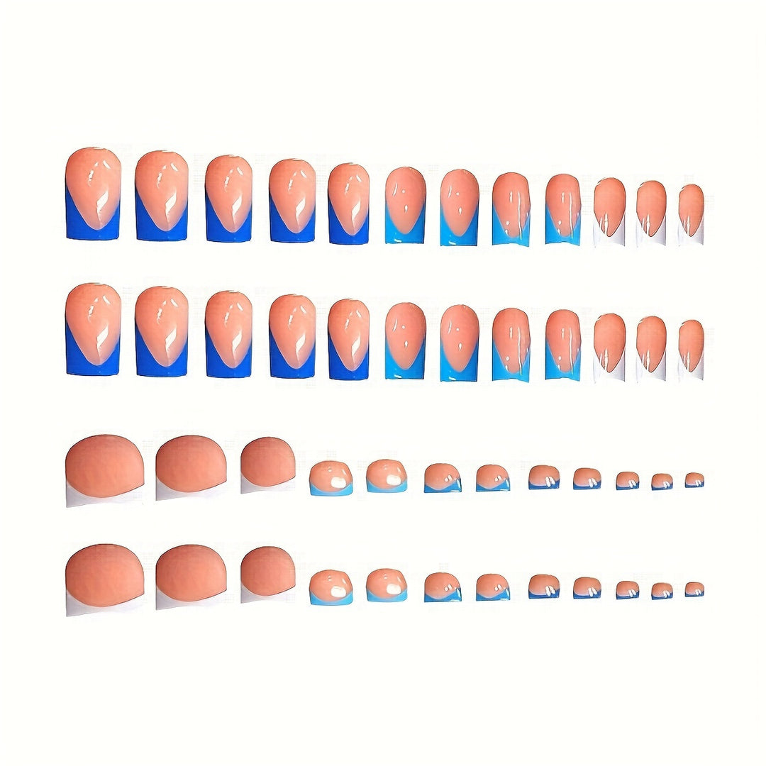 French Tip Press-On Nail Set Stornfield