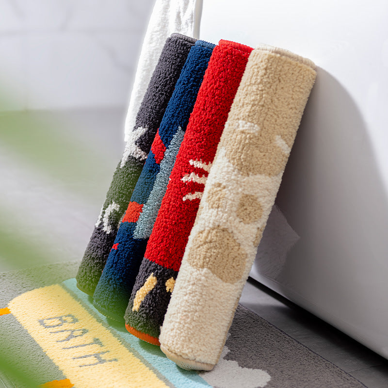 Cat-Themed Absorbent Doormat