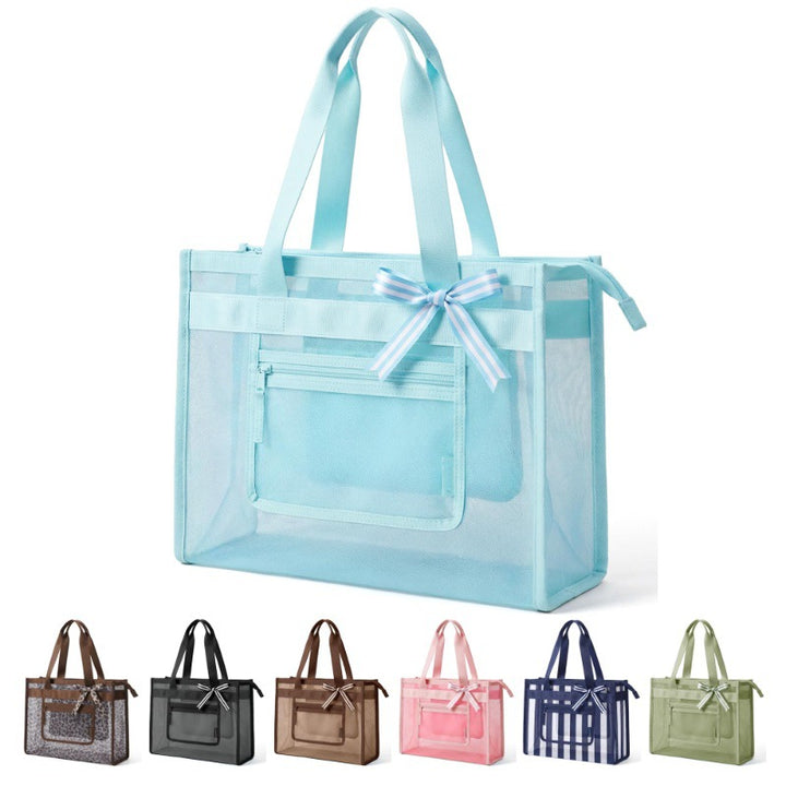 Transparent shopping bag with elegant details Stornfield