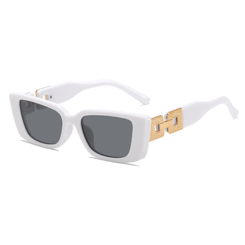 Oversized Square Frame Sunglasses with Glamorous Accent Stornfield