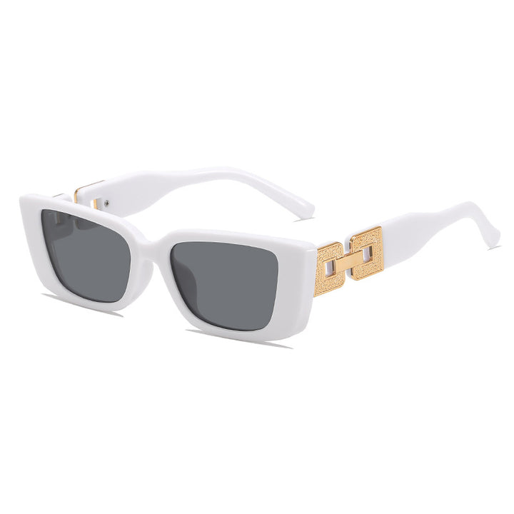 Oversized Square Frame Sunglasses with Glamorous Accent Stornfield