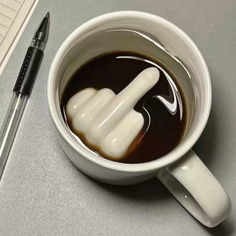Middle Finger Ceramic Mug | Stornfield