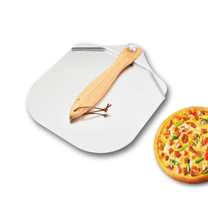 extra-large thin professional aluminum pizza peel with ergonomic wooden handle Stornfield