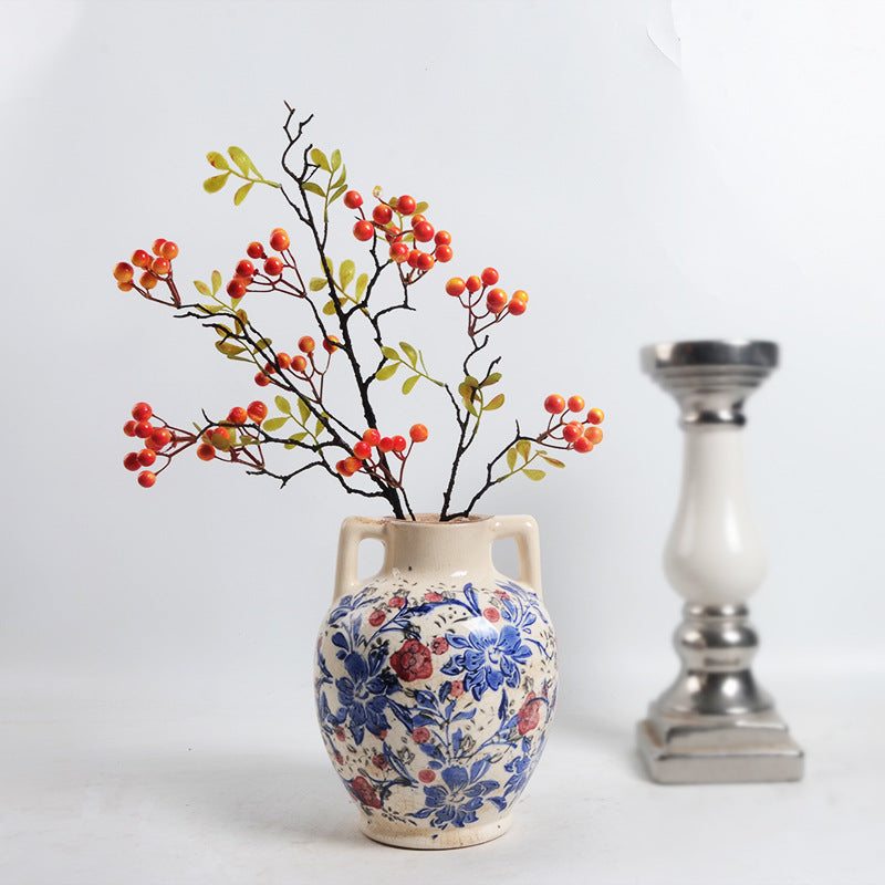 Floral Ceramic Flower Pot Stornfield