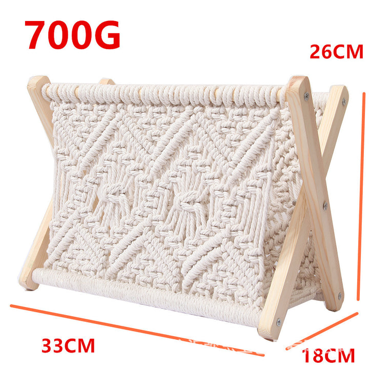 Macrame Hanging Sun Hat Organizer Stornfield