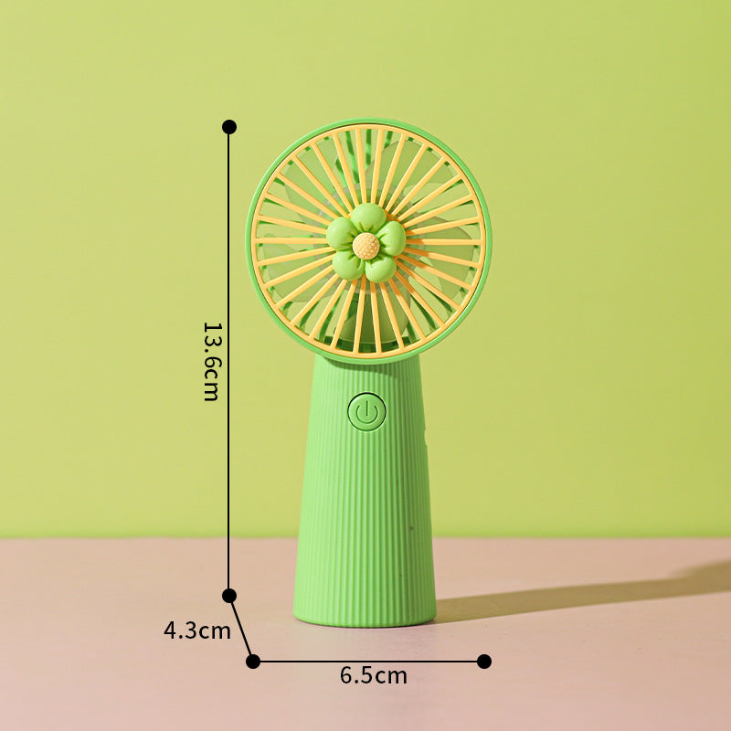 Flower-Themed Handheld Cooling Fan Stornfield