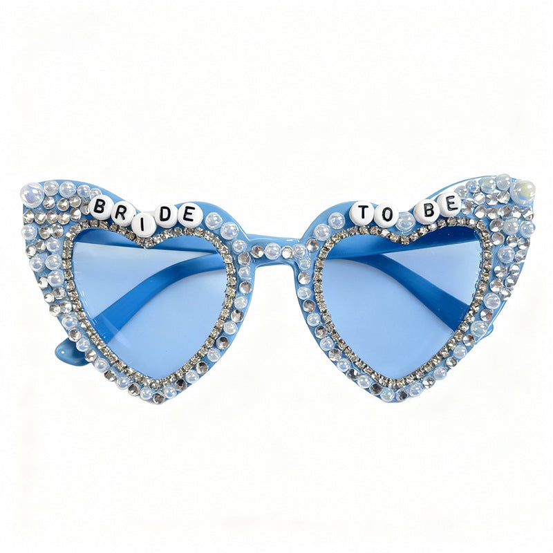 Heart-Shaped Pearl-Embellished Sunglasses Stornfield