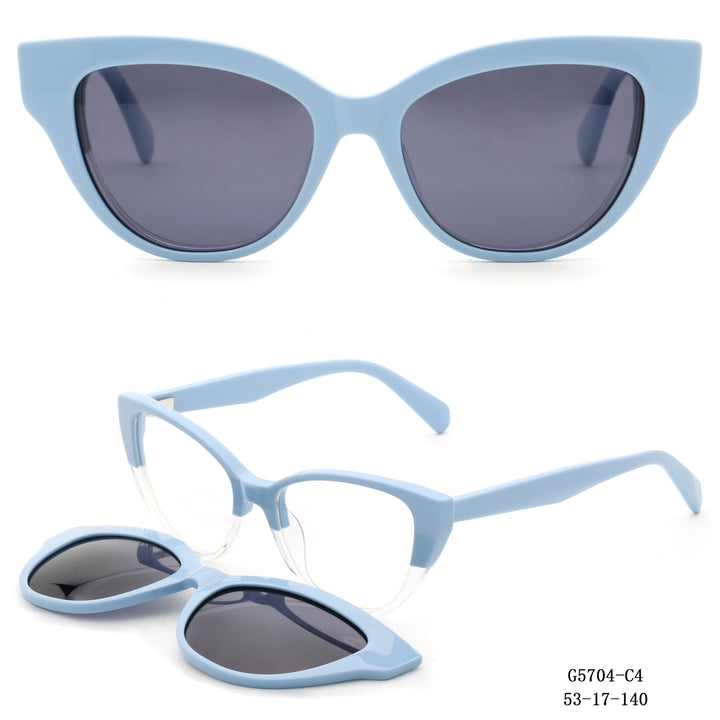 Women's Cat-Eye Sunglasses with Removable Lenses Stornfield